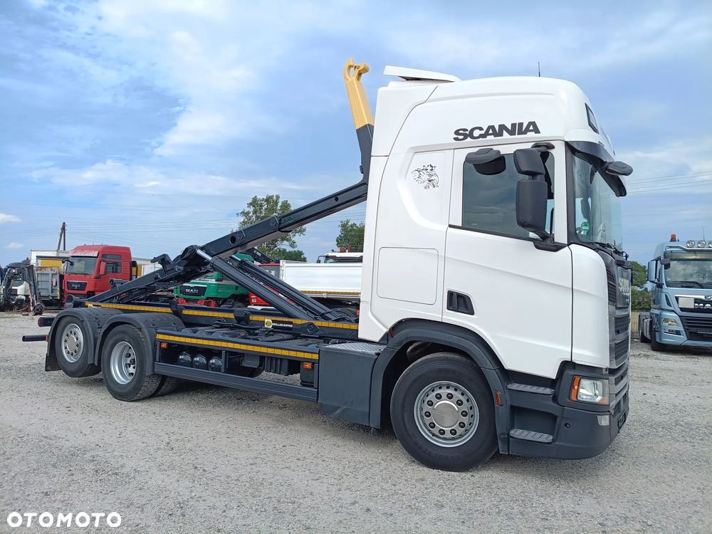 Scania R450,Hakowiec Meiller 20/70, Skrętna, Sprowadzona - 5