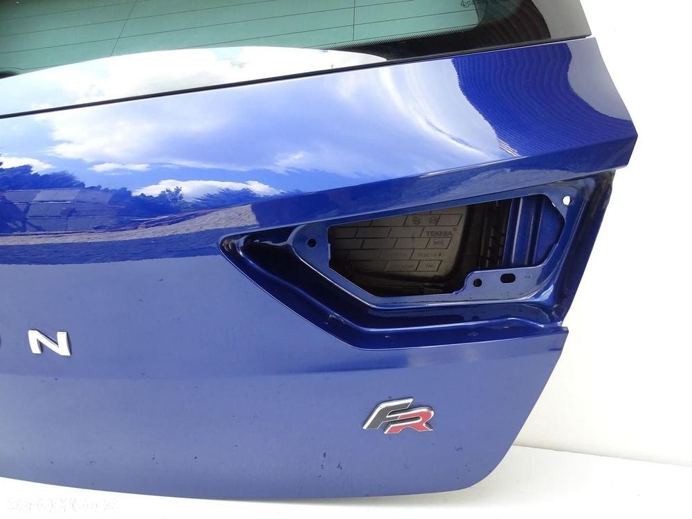 KLAPA TYŁ TYLNA BAGAŻNIKA + SZYBA LW5L SEAT LEON III 5F KOMBI 12-19r - 5