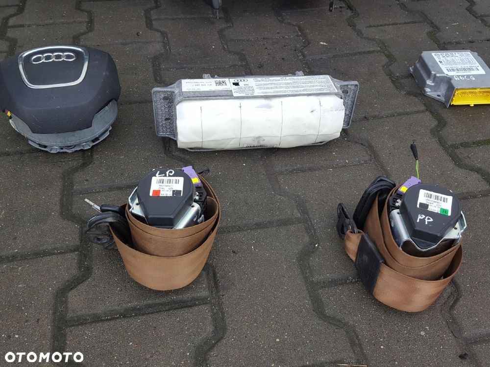 AUDI A6 C6 04-11r DESKA KONSOLA PODUSZKI AIRBAG KPL - 5
