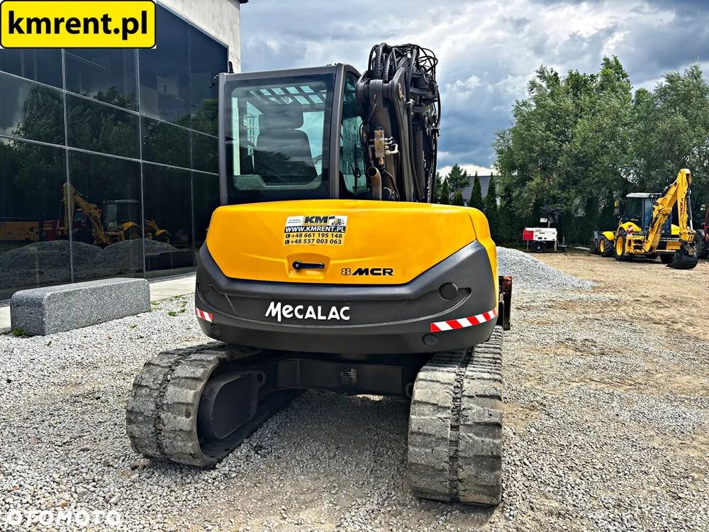 Mecalac 8 MCR MINI-KOPARKA 2012R. | MECALAC 6 MCR, JCB 8065 8080 8085 85 Z VOLVO ECR 88, CAT 308, 307 , BOBCAT 80 KOMATSU PC 88 - 30