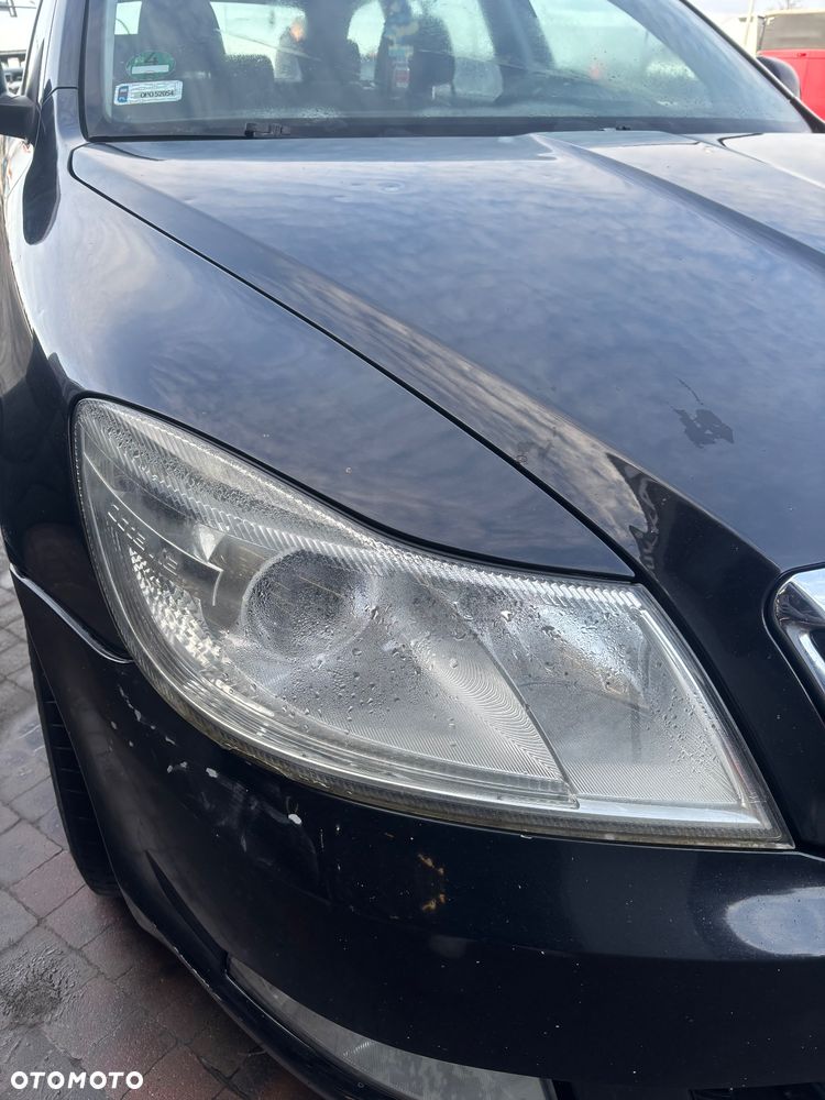 SKODA OCTAVIA II 2 KOMPLETNY PRZOD MASKA ZDERZAK BLOTNIKI PAS PRZEDNI CHLODNICE LAMPY XENON - 3
