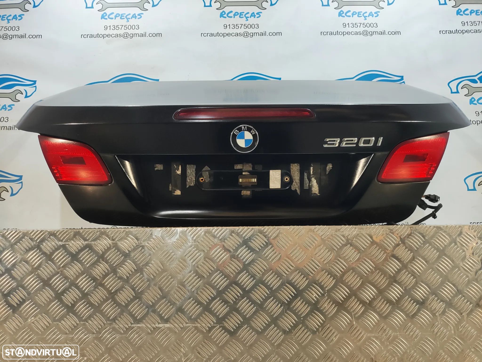 PORTA TAMPA MALA BMW SERIE 3 E93 CABRIO FAROLINS FECHO PUXADOR LUZ 3°STOP - 1