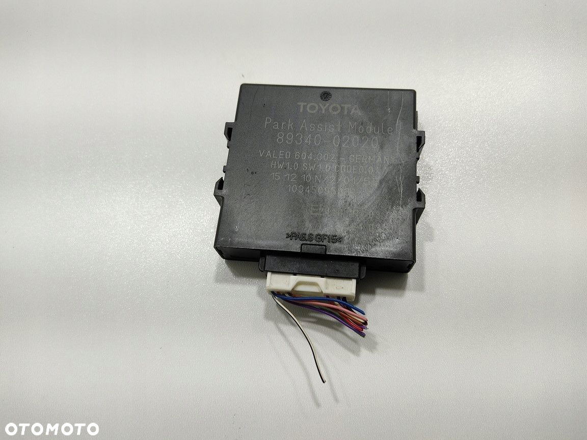 MODUŁ STEROWNIK PARKOWANIA PDC TOYOTA AURIS I E15 89340-02020 2009-12 LIFT - 3