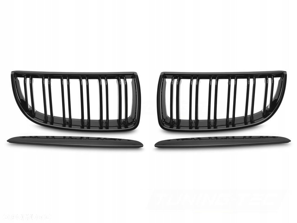 Atrapy Grille Kratki Nerki Listwy Tuning Black Glossy Bmw 3 e90 e91 2004-08 - 2