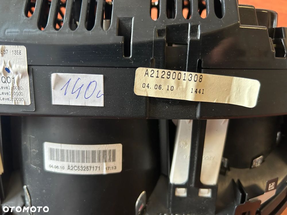LICZNIK ZEGARY A2129001308 Mercedes-Benz E W212 - 6