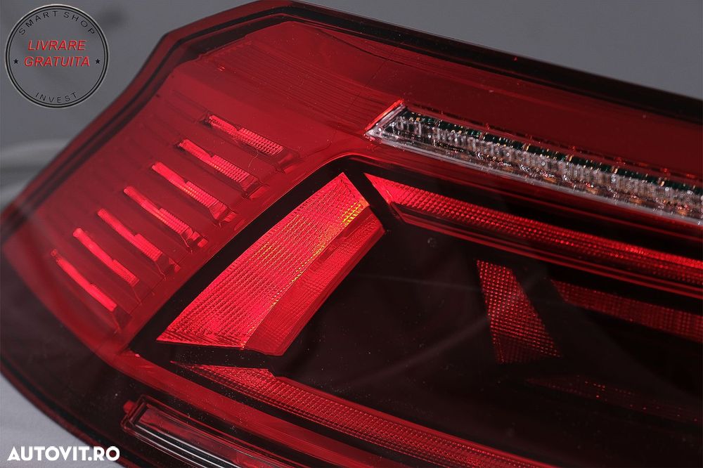 Stopuri LED VW Passat B8 3G (2015-2019) Sedan B8.5 Design cu semnal dinamic- livrare gratuita - 14