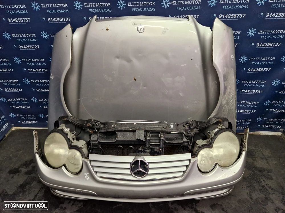 Frente completa usada MERCEDES CLASS C W203 SPORT COUPE 220 CDI capot parachoques oticas guarda lamas radiador - 4