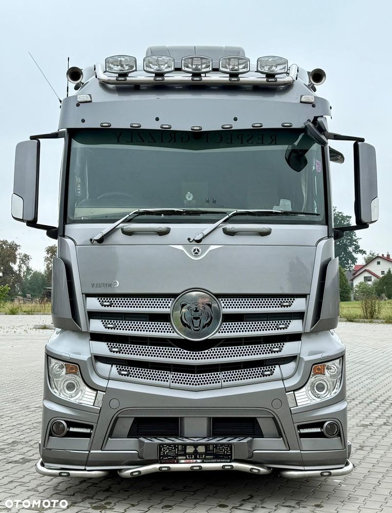 Mercedes-Benz ACTROS 1840 / FIRANKA / 20 EUROPALET / EURO 6 / JEDYNY TAKI / GRIZZLY / SUPER STAN / SERWISOWANY / 2015 ROK / SYPIALKA - 9