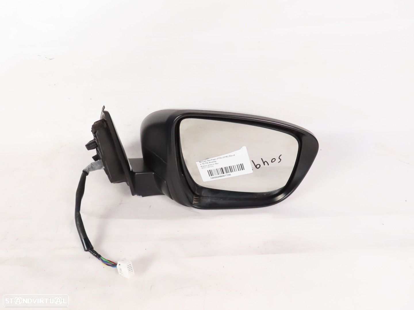 Retrovisor Completo Direito Seminovo/ Original NISSAN QASHQAI II Closed Off-Road... - 1