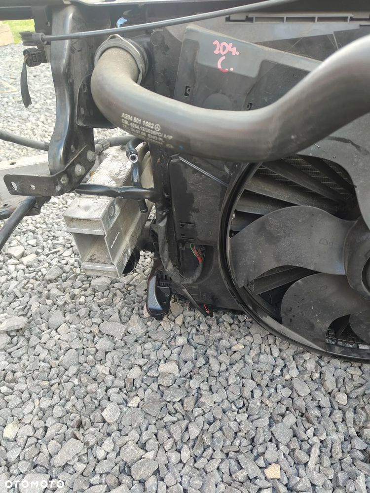 MERCEDES W204 Coupe LIft 11-15 2.2 cdi Pas Przedni Wzmocnienie Czołowe Belka Okulary Chłodnice - 15