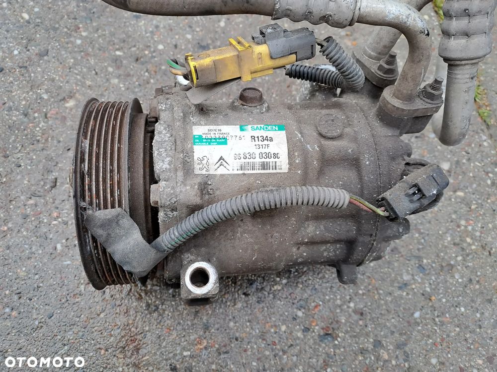 Peugeot 407 9683003080 sprężarka, kompresor klimatyzacji - 1