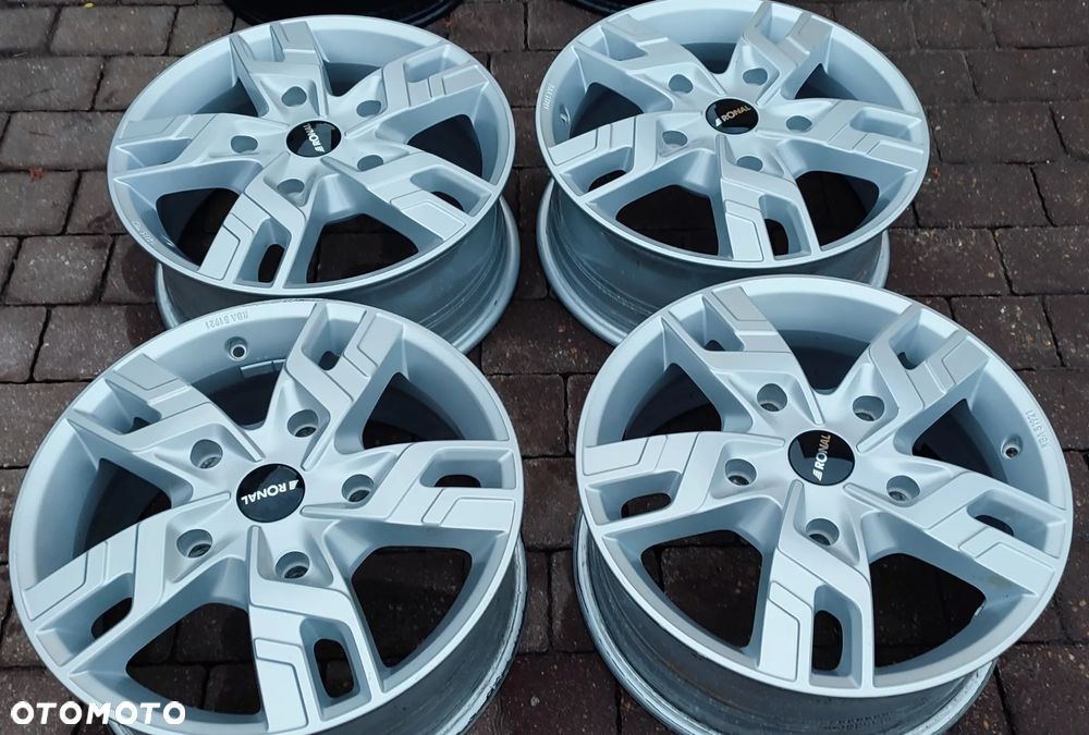 Felgi Aluminiowe Ronal Ford Transit Custom Tourneo Custom 17Cali 5x160 7Jx17 Et53 Ø65,1mm