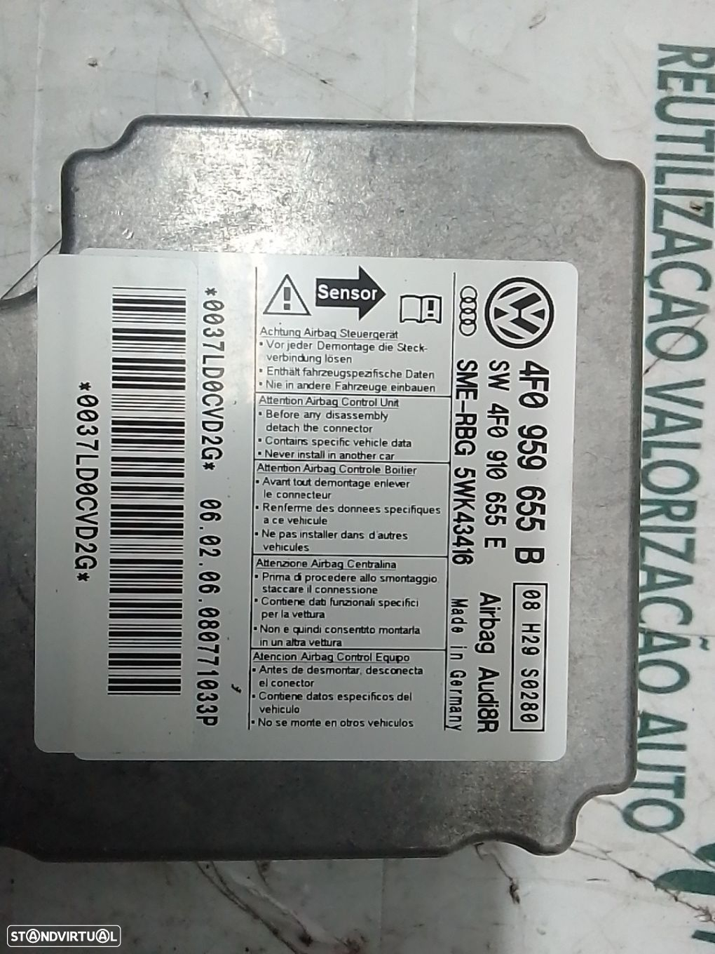 Centralina De Airbags Audi A6 Avant (4F5, C6) - 3