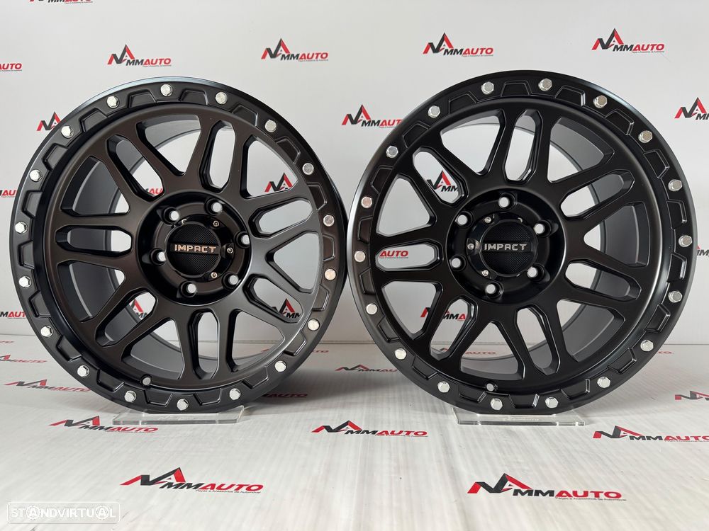 Jantes Impact 4x4 Preto Matte 17 (6x139.7) - 1