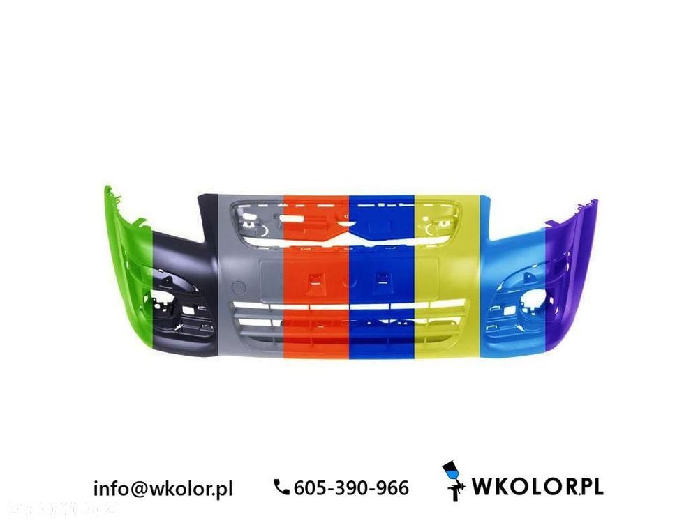 NOWY ZDERZAK CITROEN C2 2005-2009 LAKIEROWANY W KOLOR - 1