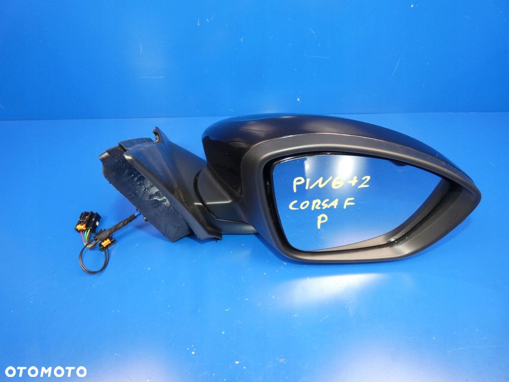 Opel Corsa F GS-LINE LUSTERKO ZEWNĘTRZNE PRAWE 8 PIN - 2