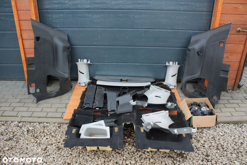 KOMPLET PRZEKŁADKA FOTELE BOCZKI PLASTIKI WYKŁADZINA PASY OPEL ZAFIRA C 7 OSÓB PÓŁSKÓRA - 25