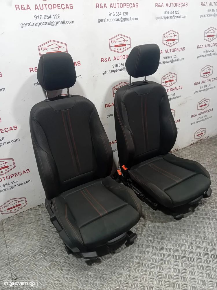 Conjunto de Bancos BMW Série 1 F20 LCI Sport em Tecido Original - 13