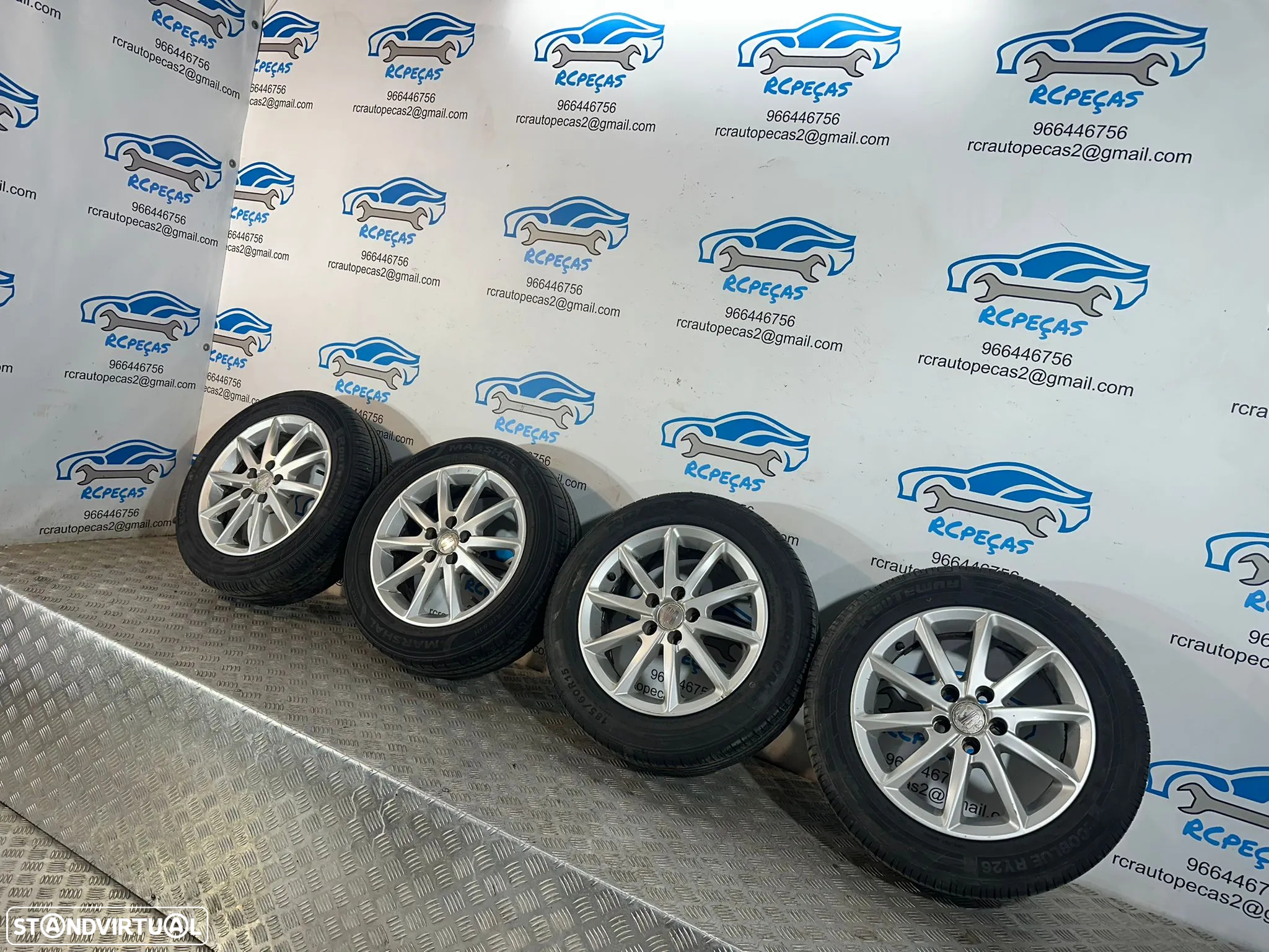 .Conjunto De Jantes 15 Originais Seat 5x100 6J ET38 6J0601025K - 4