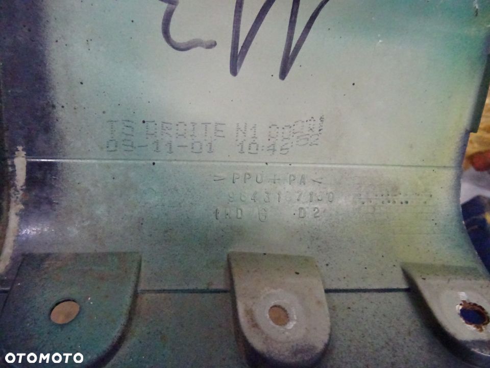 BŁOTNIK PRAWY PRZÓD PEUGEOT 307 HB 3D 01-05 LAK:KSU NR301 - 8