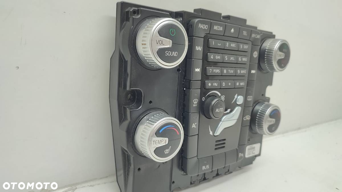 PANEL STEROWANIA NAWIEWU KLIMATYZACJI VOLVO XC60 I V60 S60V70 S80 31398587 - 2