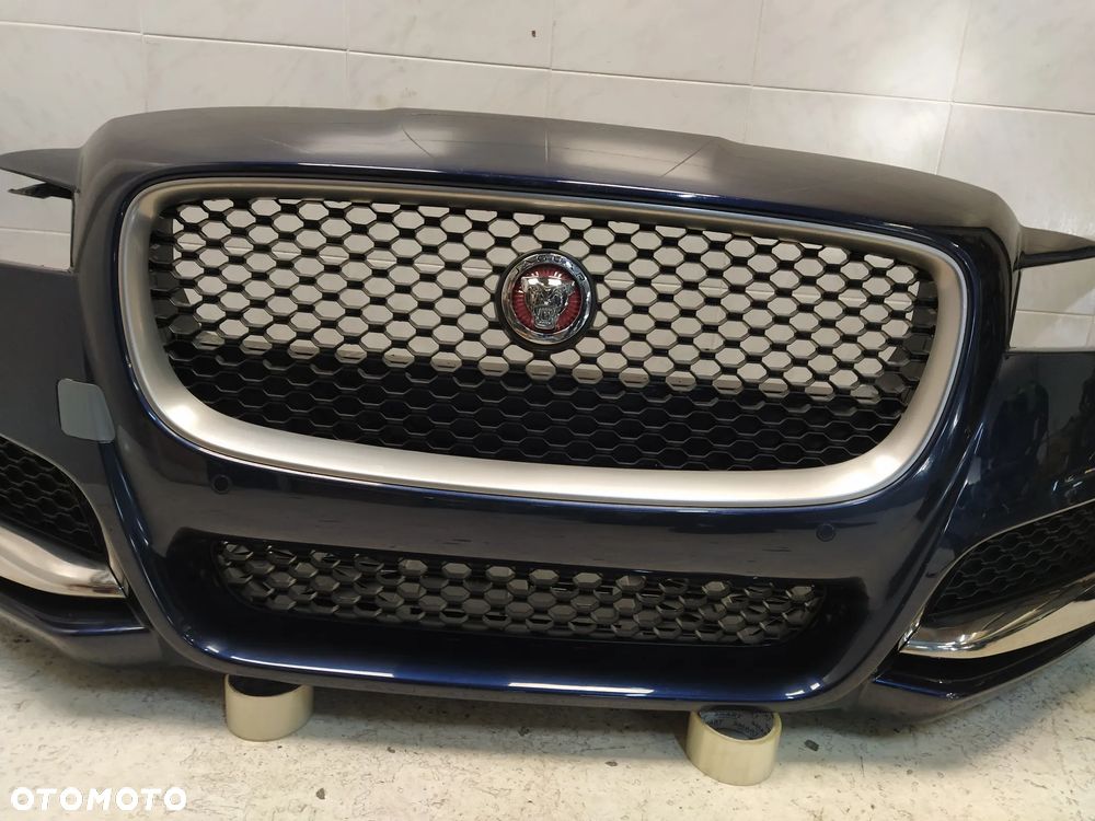 JAGUAR XF X260 ZDERZAK PRZÓD PRZEDNI KOMPLETNY 4XPDC SPRYSKIWACZE GRILL ATRAPA CHŁODNICY ZNACZEK ORYGINAŁ - 4