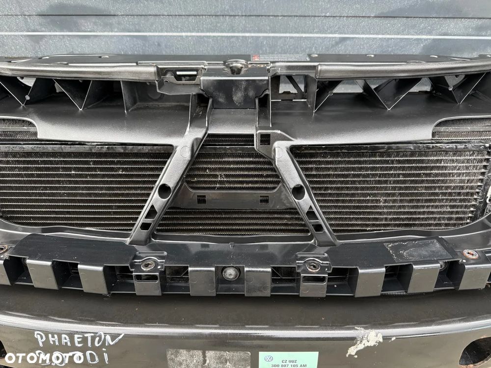 VW PHAETON 3.0 TDI PAS PRZEDNI WZMOCNIENIE CZOŁOWE CHŁODNICE RADAR - 4