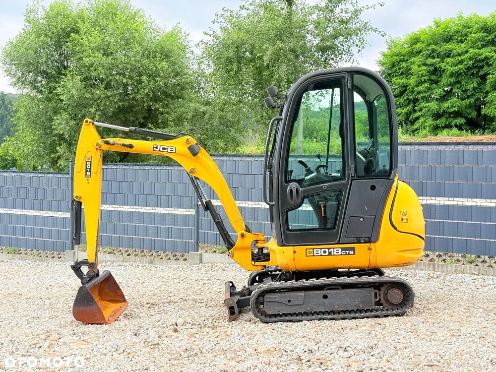 JCB MINIKOPARKA JCB 8018 3 Łyżki Stan IDEALNY - 8