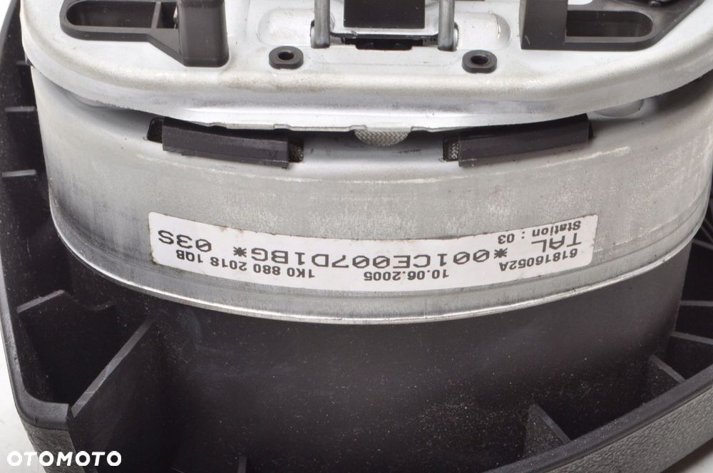 VOLKSWAGEN PASSAT B6 PODUSZKA POWIETRZNA KIEROWCY AIRBAG 1K0880201S - 6