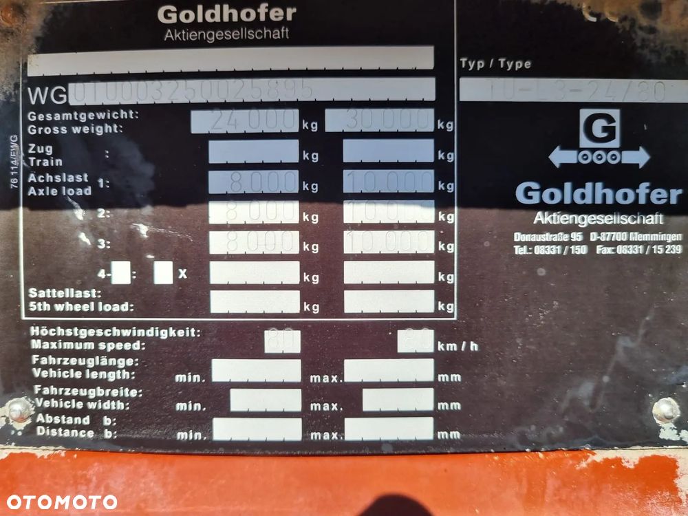 Goldhofer Przyczepa Niskopodwoziowa 8,30 m Najazdy Poszerzana 2005 rok - 19
