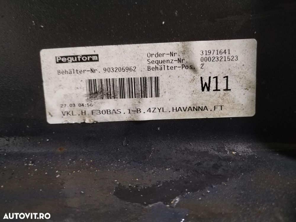 Bara spate BMW Seria 3, F30, 2011, 2012, 2013, 2014, cod origine OE 51127256930. 10292 - 11