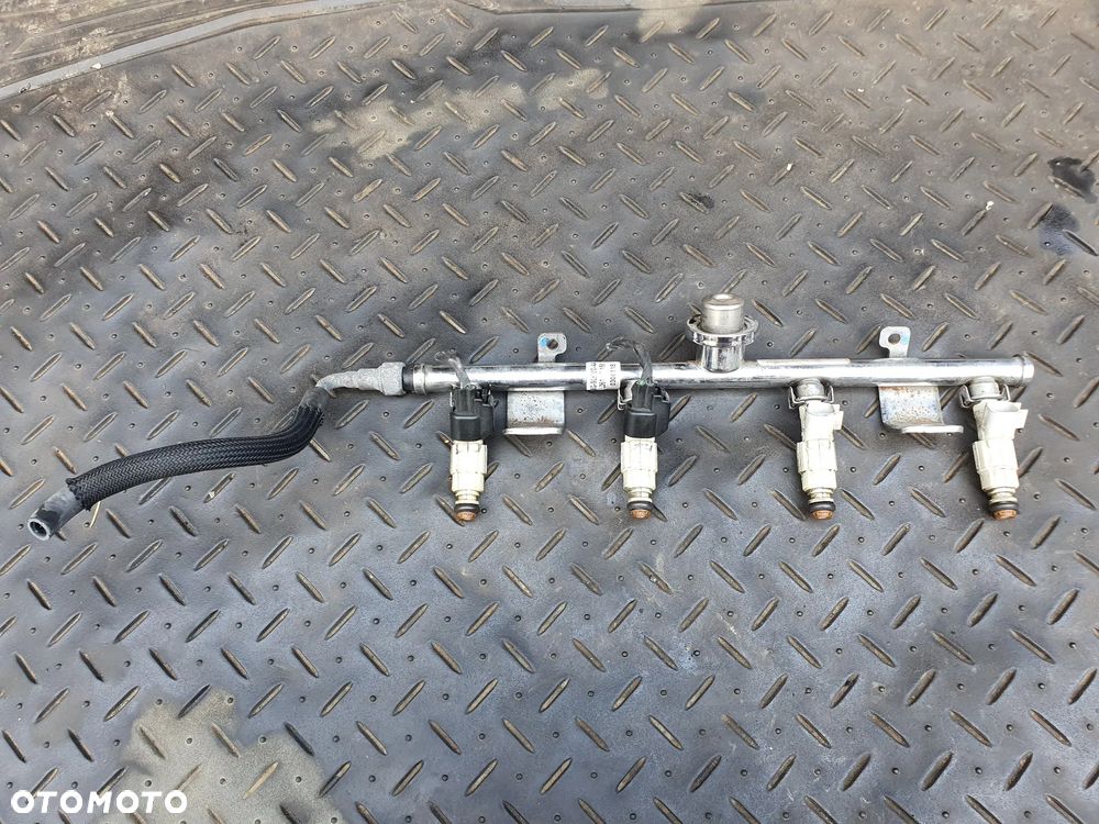 FORD MONDEO MK3 MAZDA 6 GG GY 1.8 2.0 LISTWA WTRYSKOWA 4M8G-9D280-AA WTRYSKIWACZE 1L5G-BA 0280156155 KOMPLET 4SZT ORYGINAŁ - 1