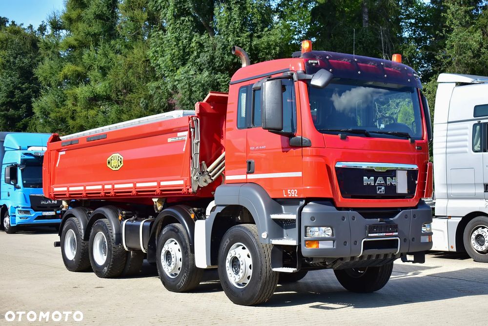 MAN TGS 35.440 8x4 BB Wywrotka Meiller-Kipper / Euro 5 EEV/ Sprowadzony z Niemiec ! - 4