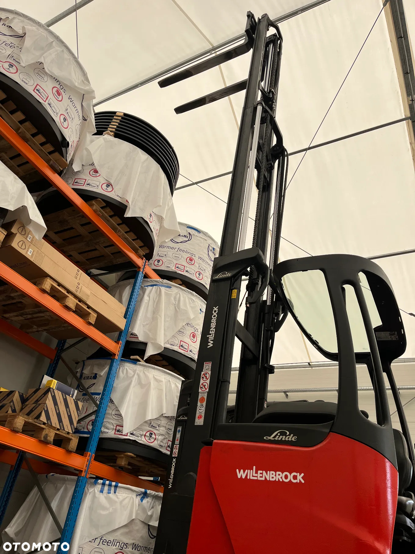 Linde Elektryczny wózek wysokiego składowania R16B / 1120 TRIPLEX przesuw boczny - 20