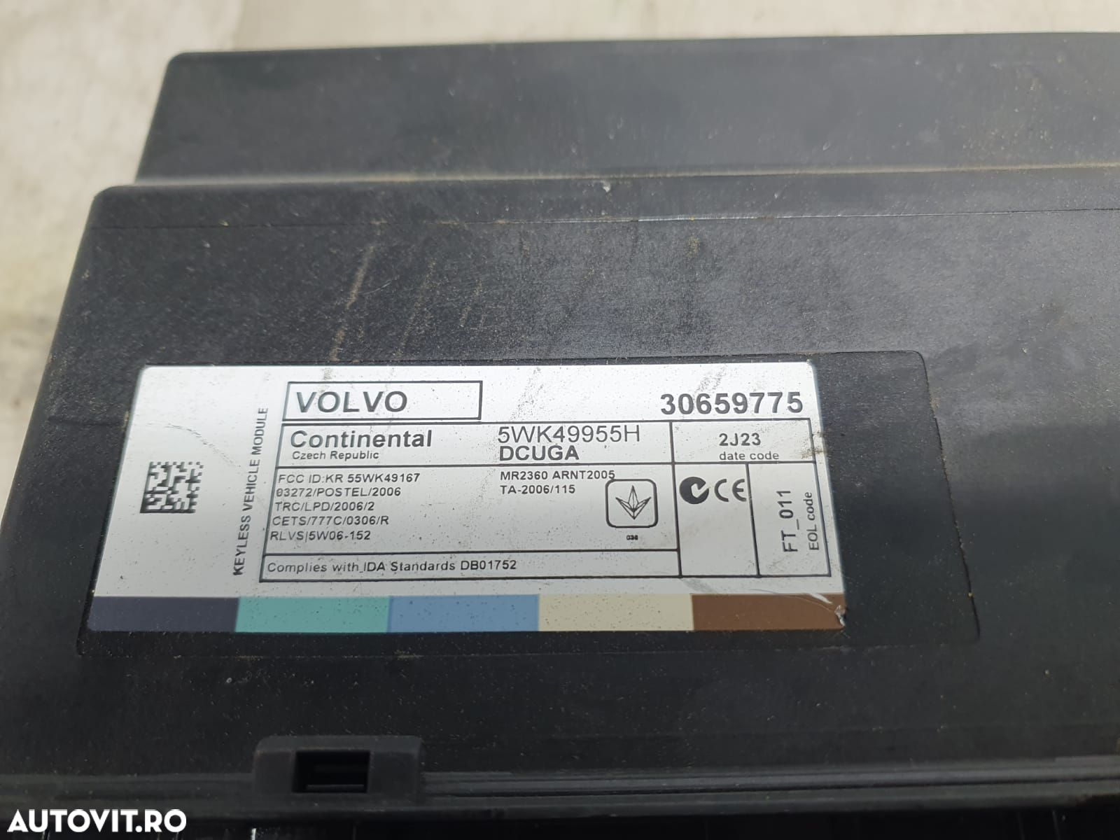 Modul keyless 30659775 Volvo V40 2 [2012 - 2016] 1.6 d D4162T - 3