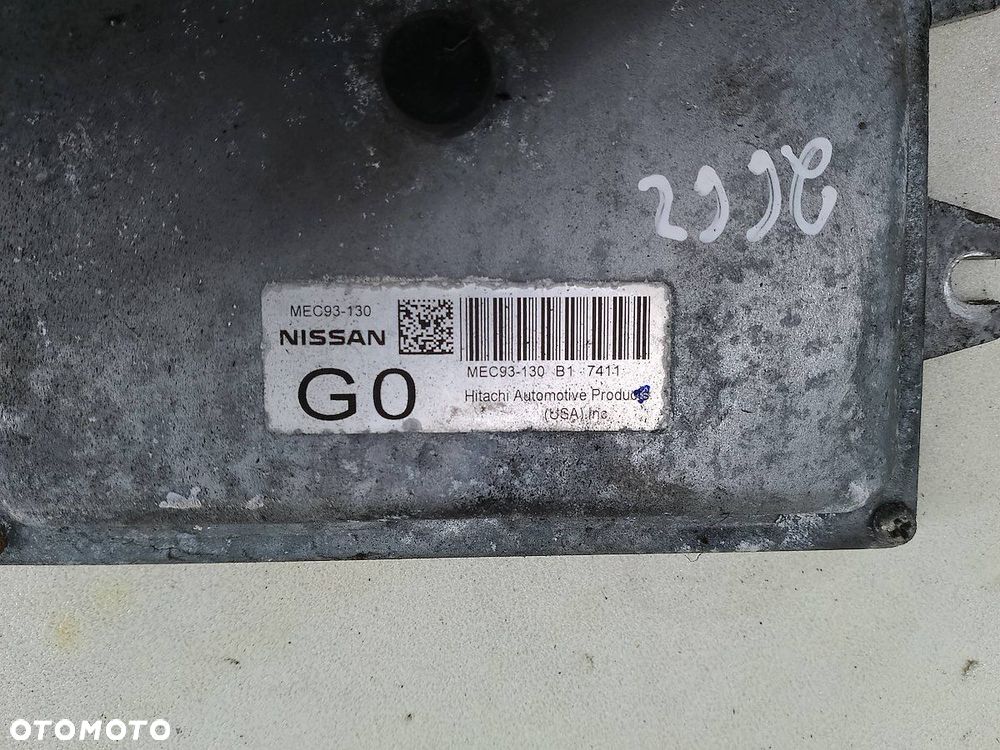 KOMPUTER, STEROWNIK NISSAN TIIDA MEC93-130 1.6 16V - 3