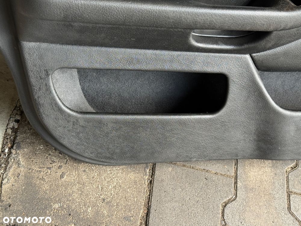 Boczek tapicerka drzwi przód lewy przedni Bmw e39 Skóra czarna kierowcy Bardzo Ładny - 4