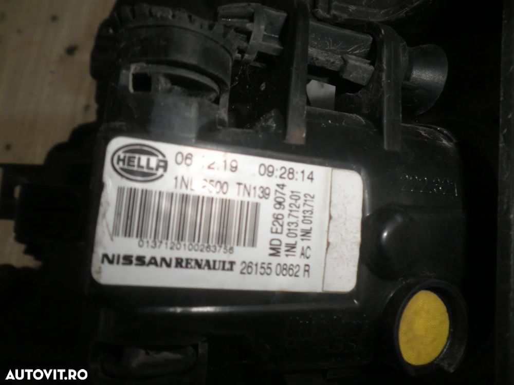 Proiector stanga + suport Renault Zoe 2020 261550862R - 3