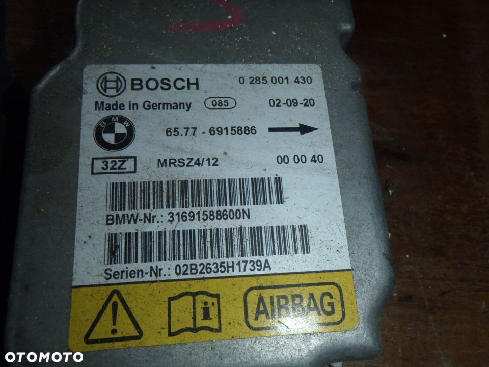 sensor airbag bmw mini cooper r50 r51 r52 r53 - 2