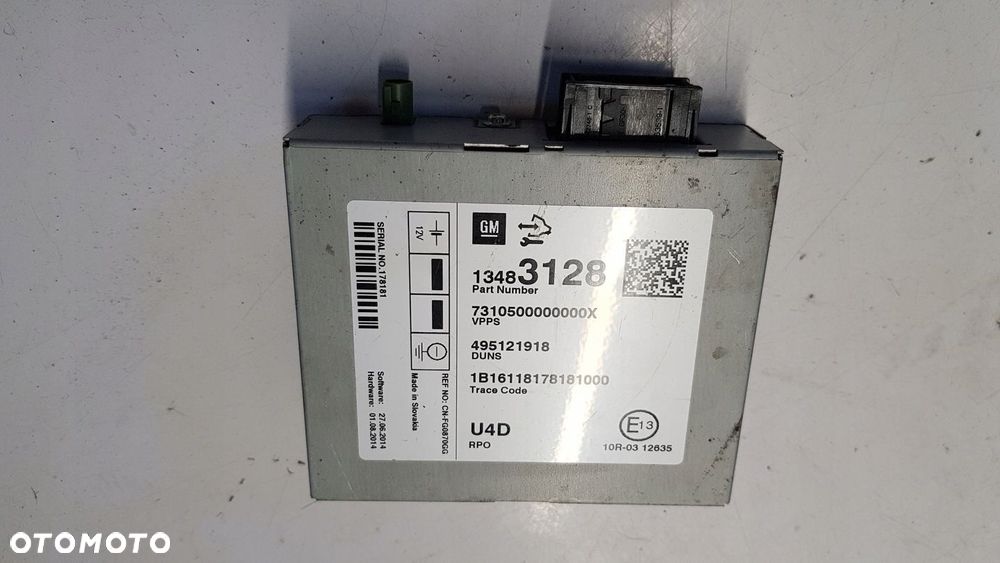 moduł radia UBT Opel Zafira C - 1