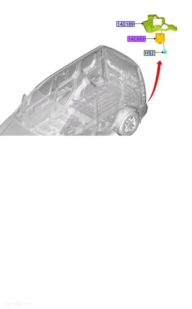 Czujnik martwego pola SENSOR BLIND FORD CONNECT MK2 - 1
