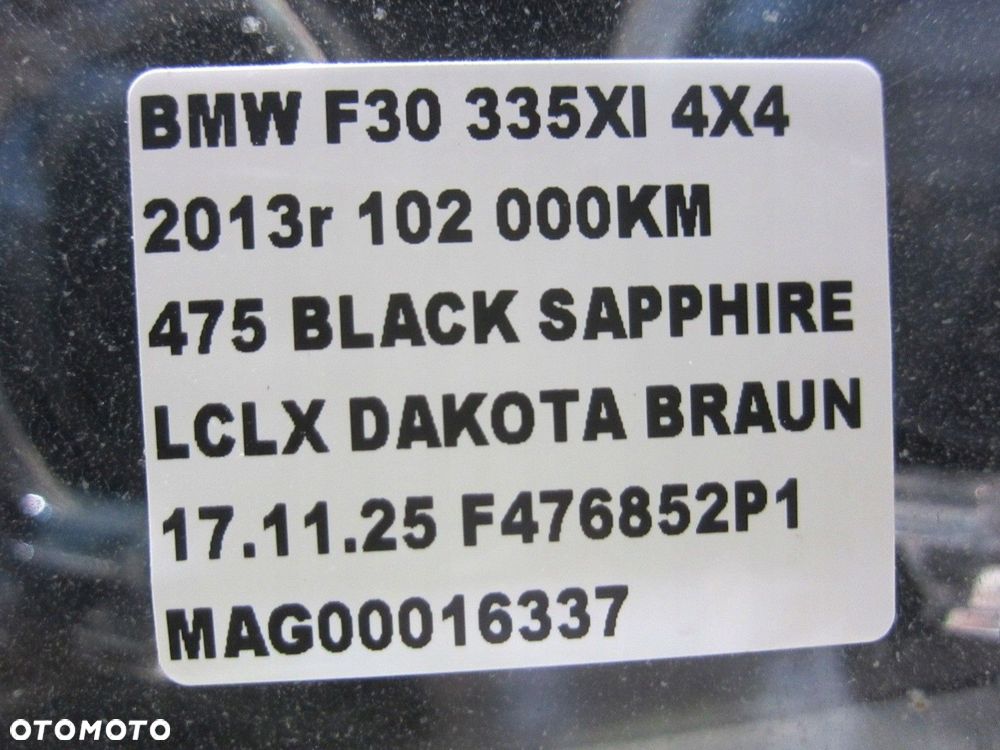 BMW 3 F30 LAMPA LEWA PRZEDNIA PRZÓD XENON 63117338707 7338707 7259553 USA - 13