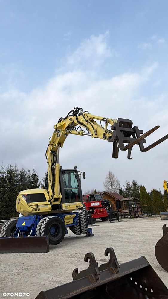 Mecalac Koparka 14 ton MECALAC 15 MWR koparko-ładowarka 3 łyżki widły 1 wł Centr.smarowanie Opony na BLIŹNIAKU 80%Camso ładowarka 714 12MTX 4x4 skrętne KLIMA kabina Premium silnik 146KM DEUTZ szybka 35km/h - 13