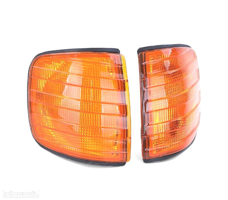 PISCAS FRONTAIS MERCEDES S-CLASS W126 79-91 LARANJA - 2