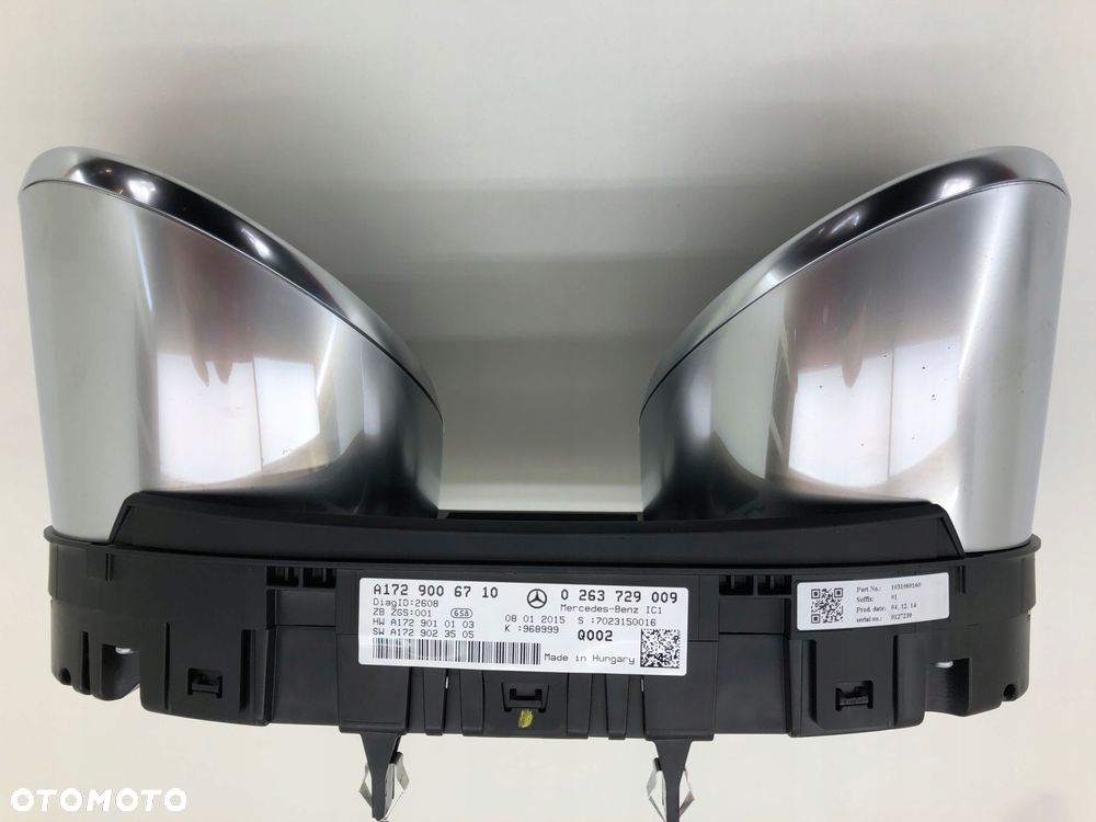 MERCEDES R172 SLK LICZNIK ZEGARY ANGLIK A1729006710 - 8