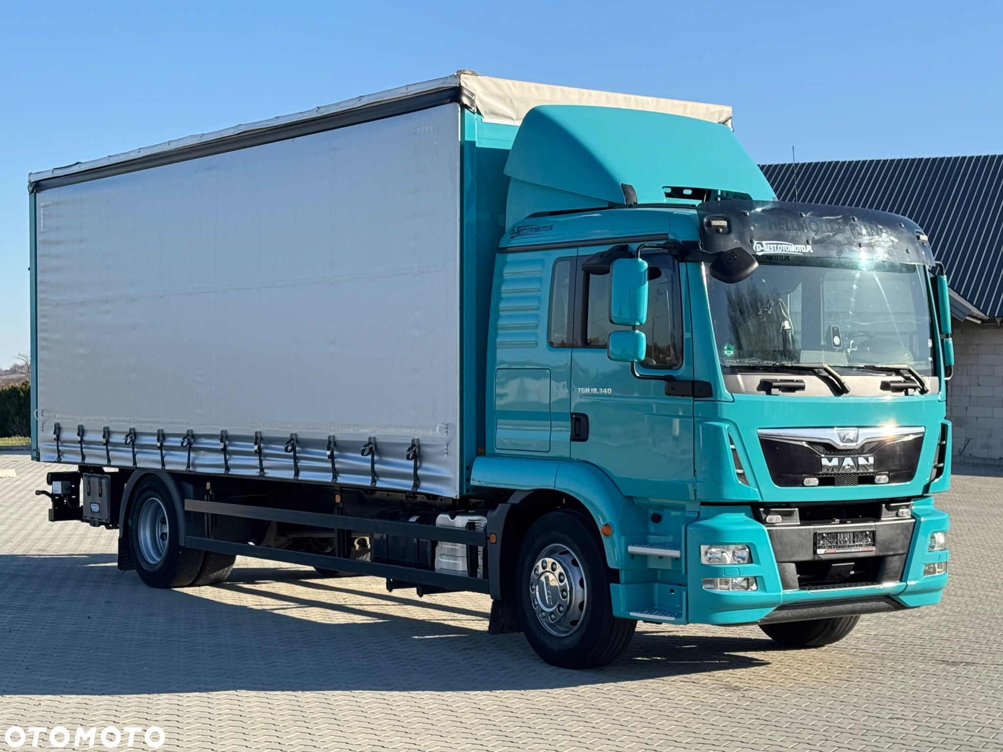 MAN TGM 18.340 / FIRANKA / WINDA / 18 EUROPALET / SYPIALKA / EURO 6 / Z NIEMIEC / 2017 ROK / ŁADOWNOŚĆ 9 855 KG - 1