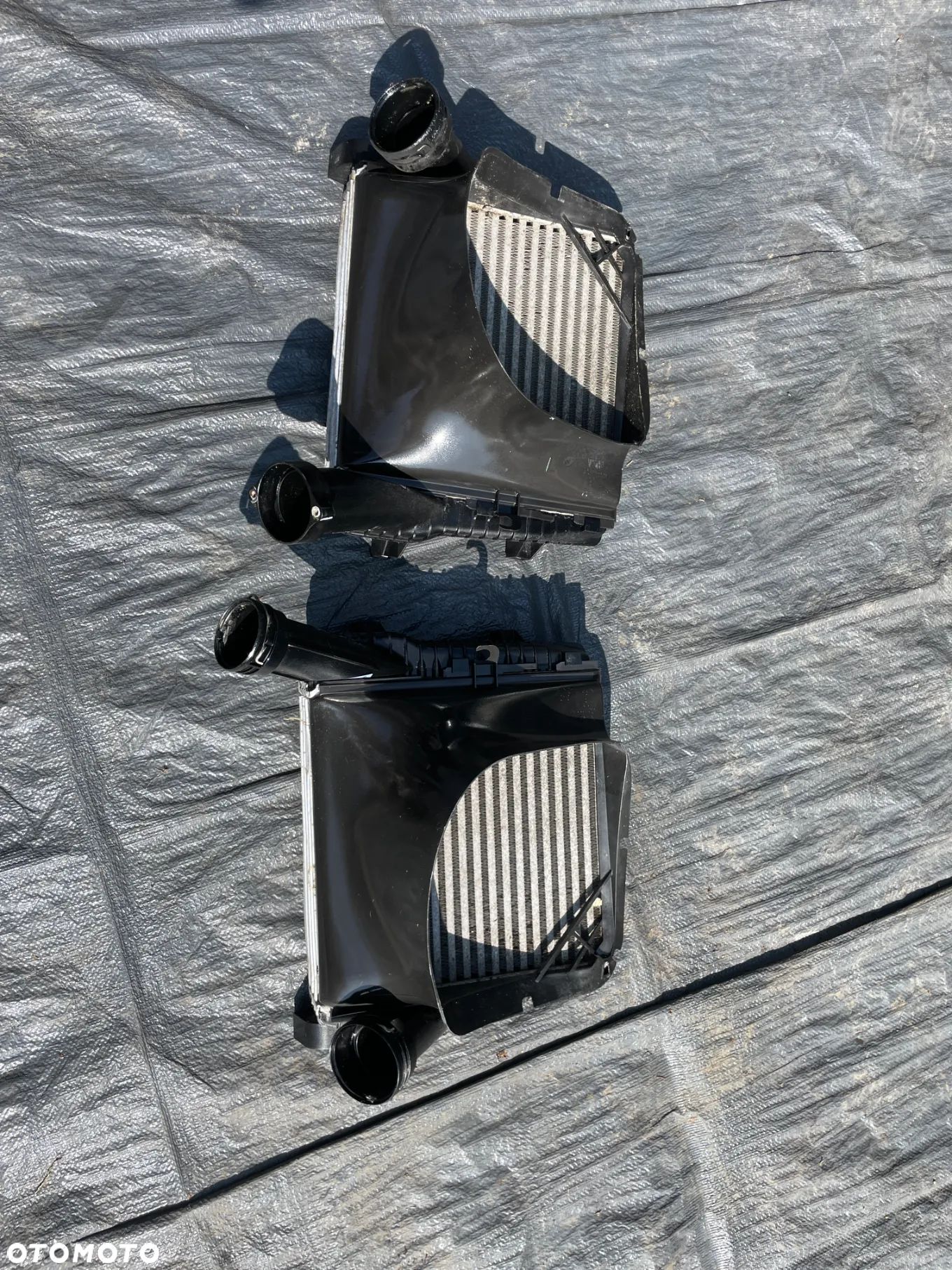 INTERCOOLER chłodnica powietrza lewy prawy  TOUAREG 7P AUDI Q7 4L 3.0 TDI 7L6145803D 7L6145804D - 1