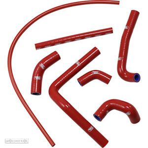 kit tubos radiador samco honda cr 250 r 02-07 vermelho - 1
