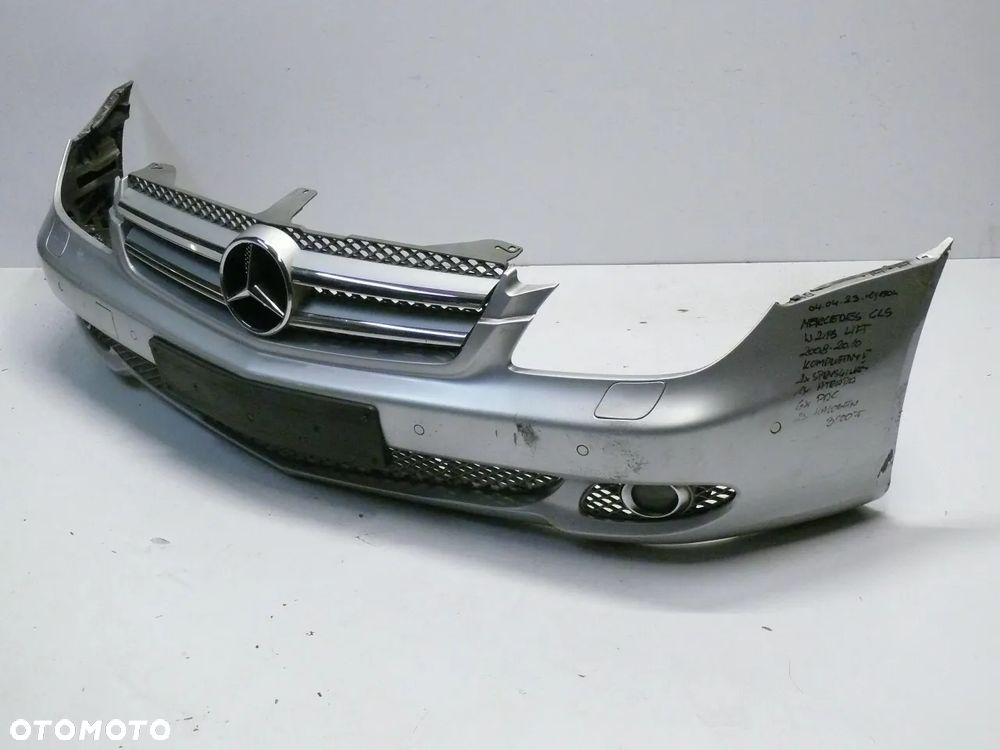 ZDERZAK MERCEDES CLS W219 2008 2010 LIFT PDC XENON GRILL - 2
