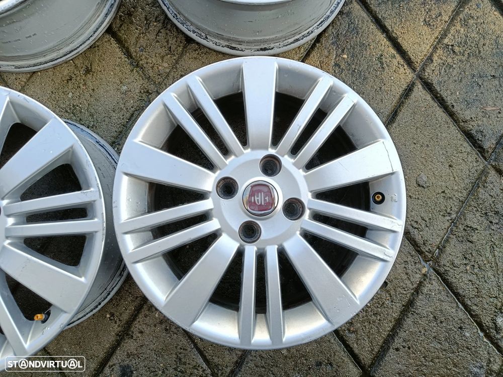4 jantes 15 Fiat grand Punto, furação 4x98 - 5